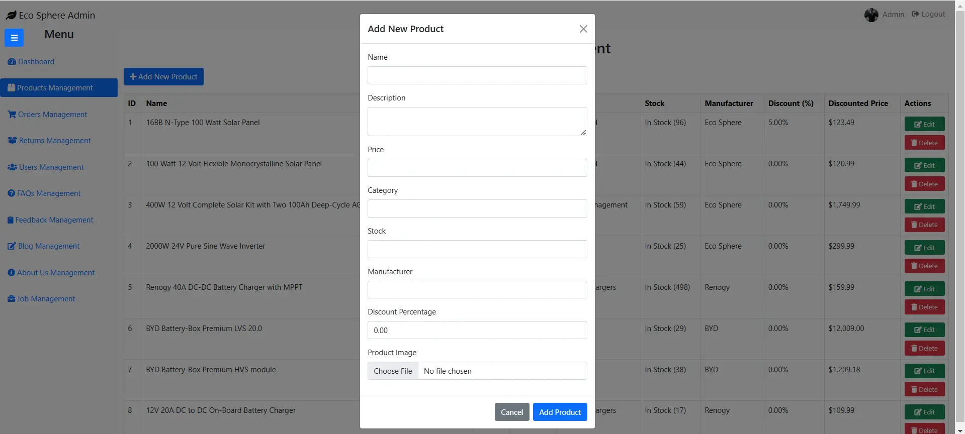 Add Product
